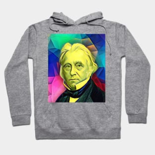 Thomas Babington Macaulay Colourful Portrait | Thomas Babington Macaulay Artwork 7 Hoodie